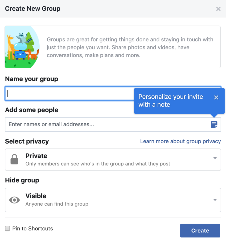 Creating Your Facebook Group