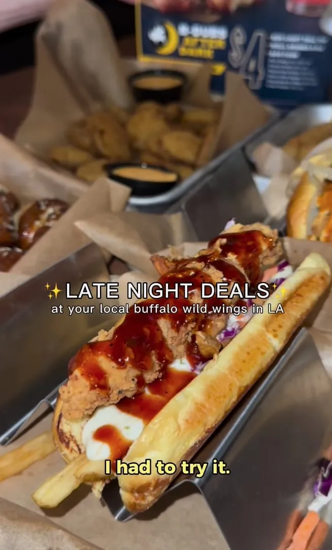 Buffalo Wild Wings makes the occasion tangible through the food. The product and the reason to visit belong in the same story.