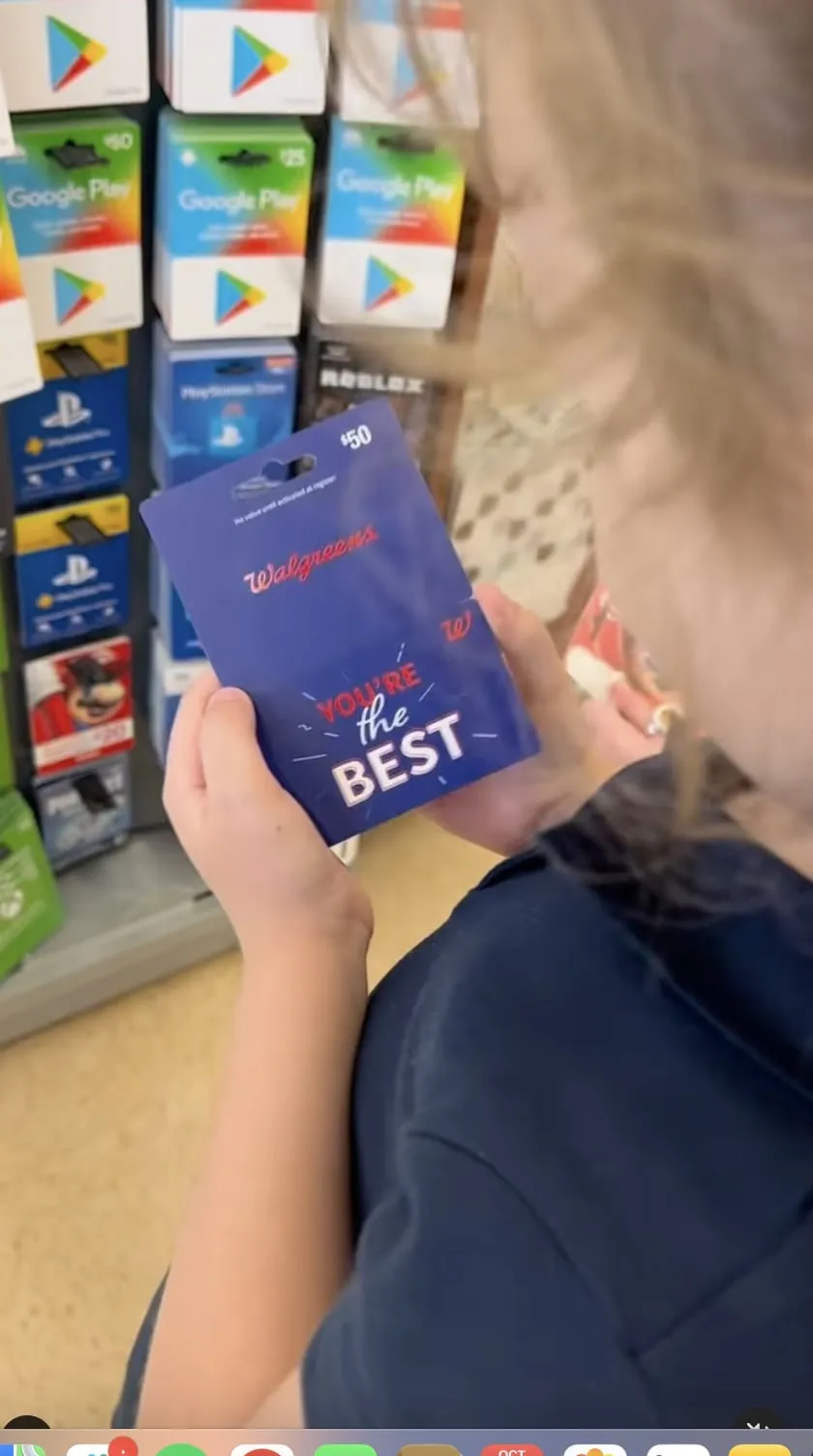 Walgreens connects gift cards with the shopping experience. Make the route to purchase part of the idea.