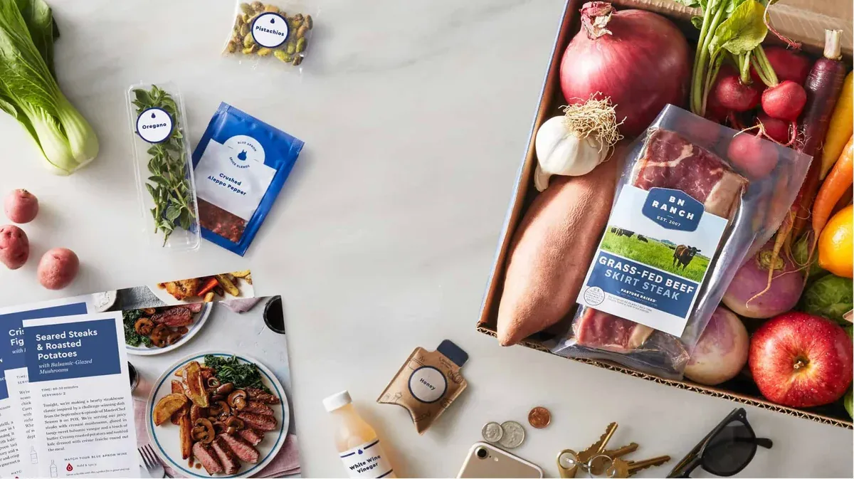 Blue Apron campaign creative