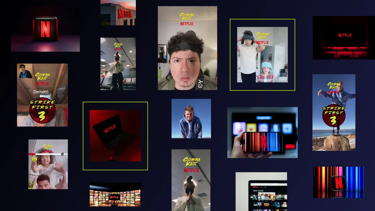 Netflix campaign creative