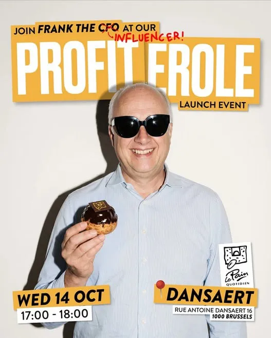 The follow-up gave the attention a physical destination. Campaign poster: Le Pain Quotidien, via Gondola Foodservice.