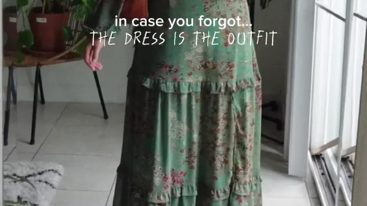A frame from a fashion creator reel