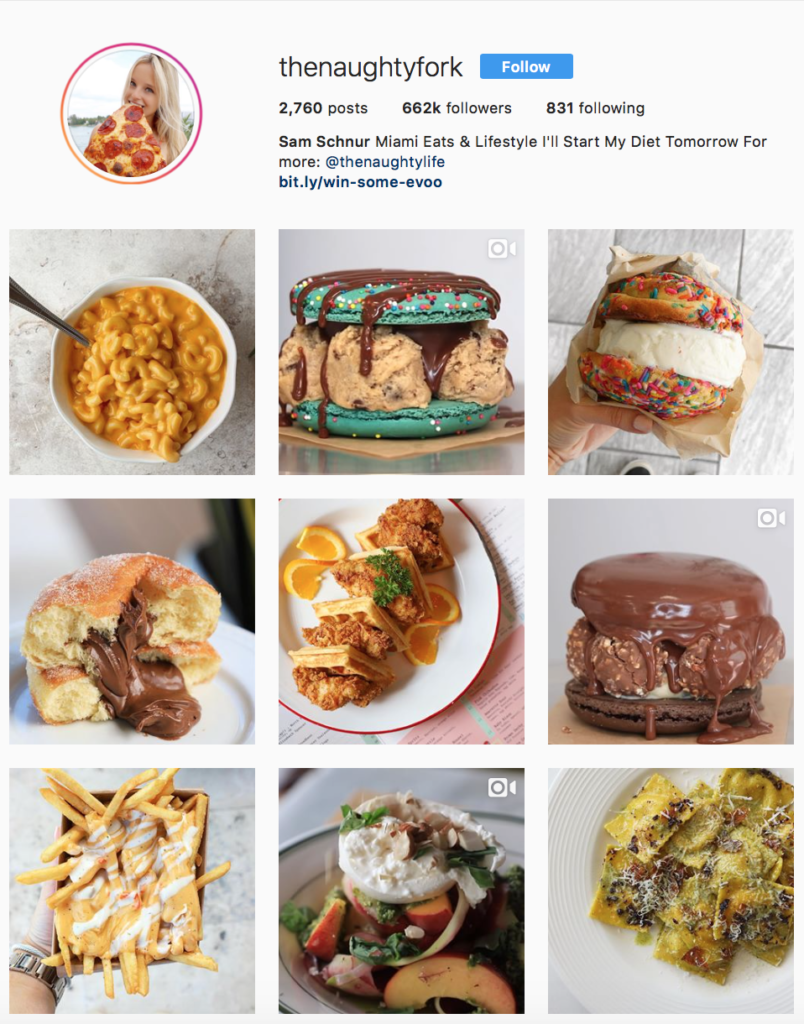 food blogger sam schnur s instagram page click here to check out more of her photos - how to increase followers on instagram food blog