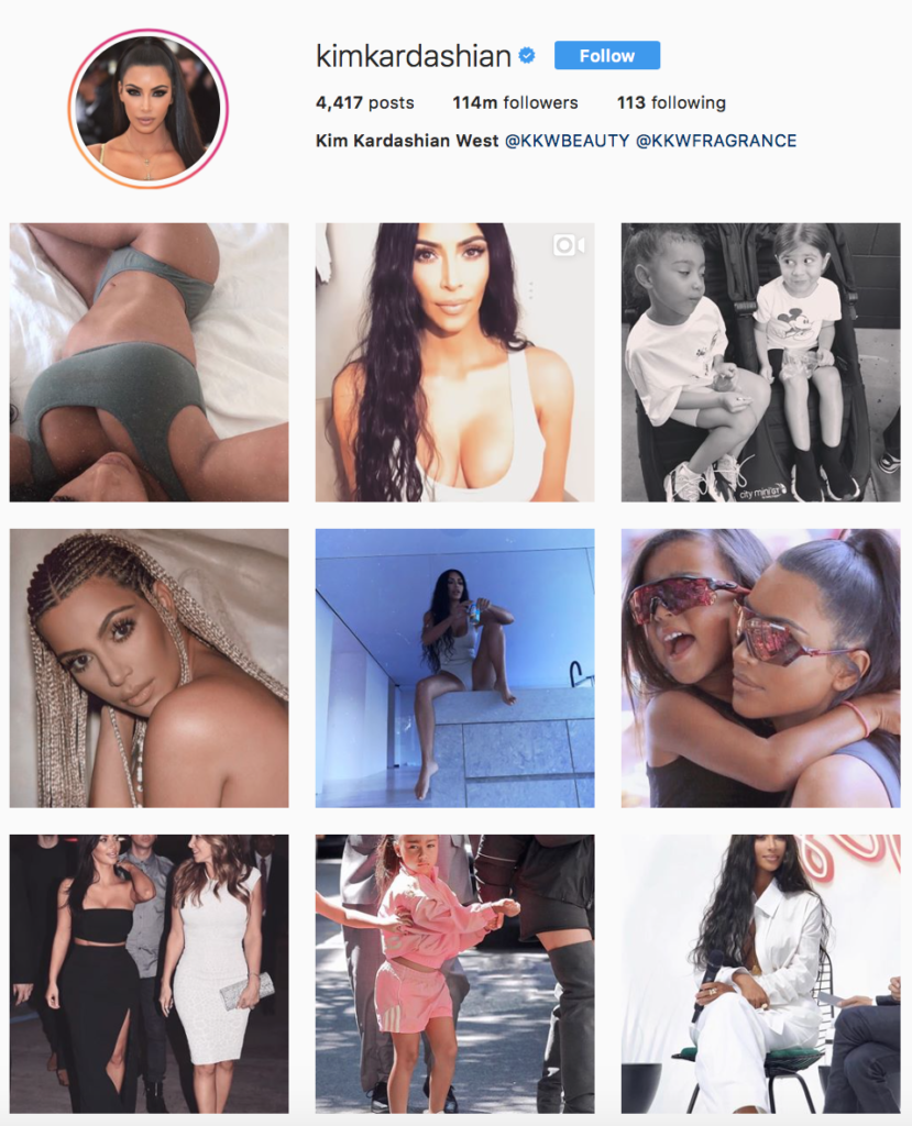 Kim Kardashian's Instagram page. Click here to check out more of her selfies. Kim Kardashian's Instagram page. Click here to check out more of her selfies.
