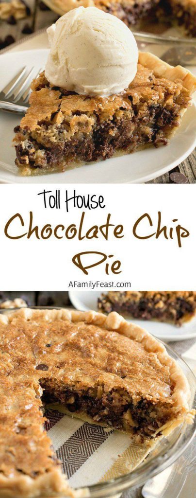Chocolate Chip Pie Pinteret Thanksgiving Recipe