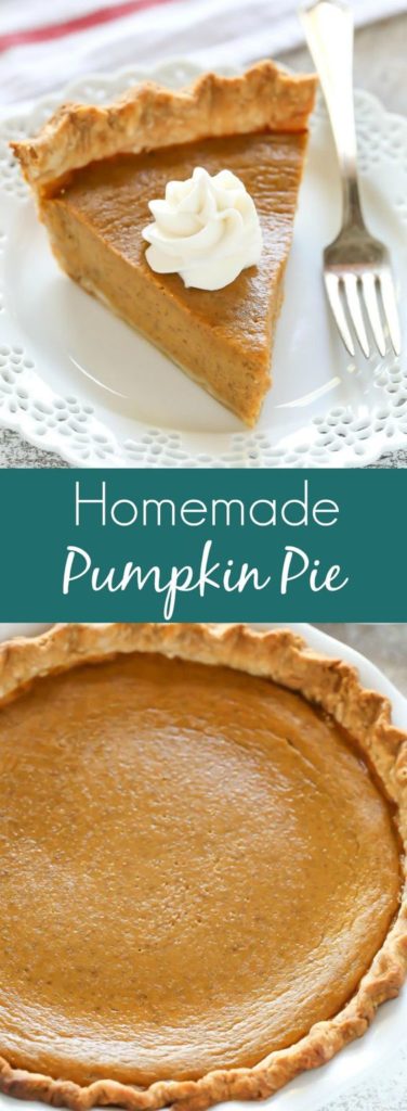 Homemade Pumpkin Pie Pinterest Thanksgiving Recipe