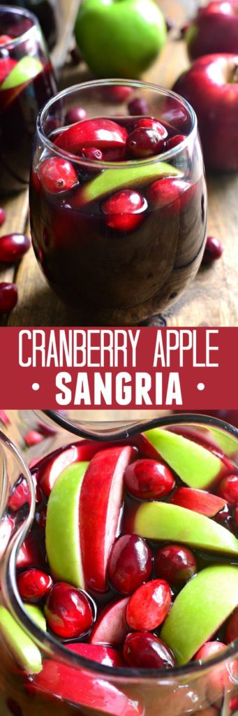 Cranberry Apple Sangria Pinterest Thanksgiving Recipe