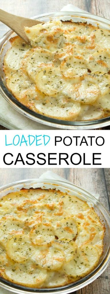 Loaded Potato Casserole Pinterest Thanksgiving Recipe