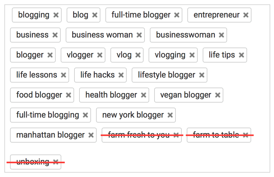 Too Many YouTube Tags
