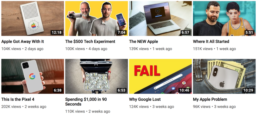 Top Technology Influencer Joe Rettinger's YouTube Channel