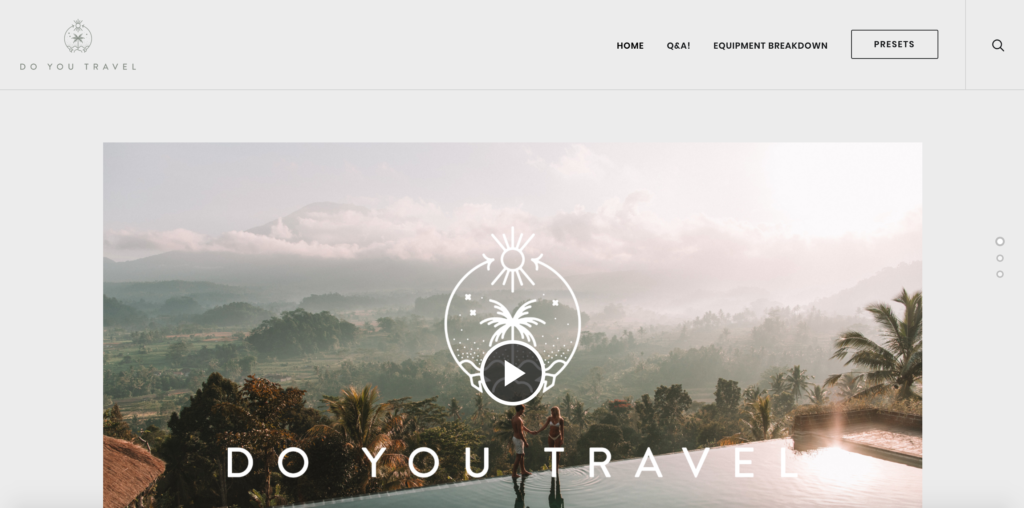 Do You Travel's Online Portfolio