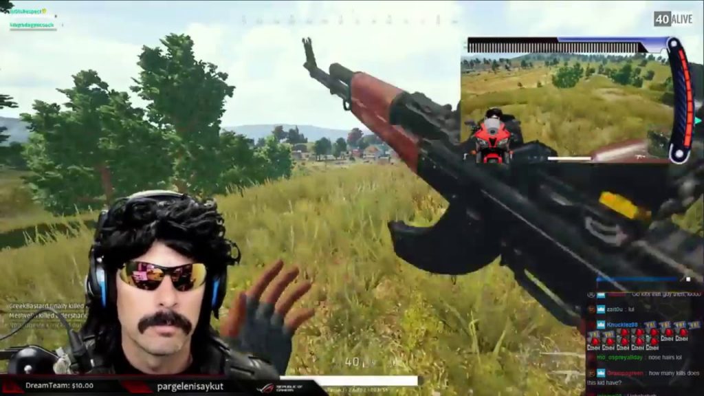 Twitch streamer DrDisrespect