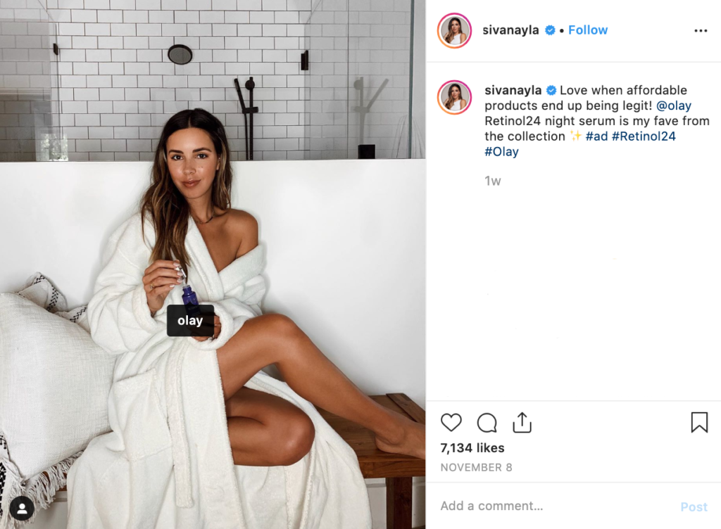 Influencer Sivan Ayla Disclosing Properly