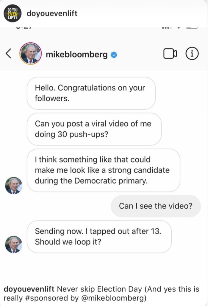 Mike Bloomberg's strong presidential campaign strategy
