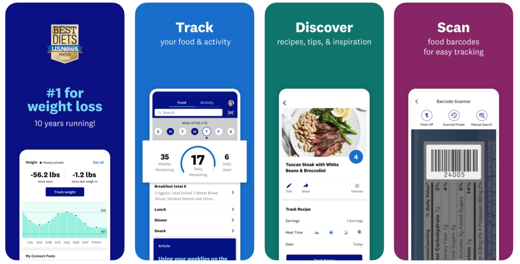 WW Weight Watchers mobile app for tracking diet NeoReach Influencer