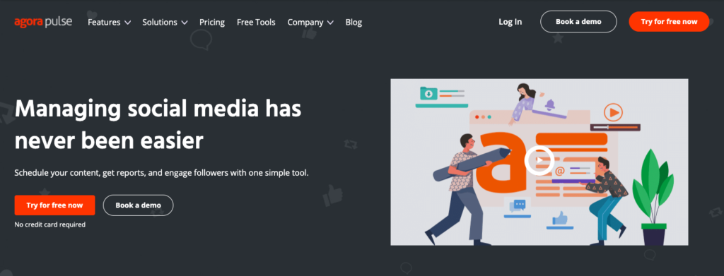 managing social media with agora pulse