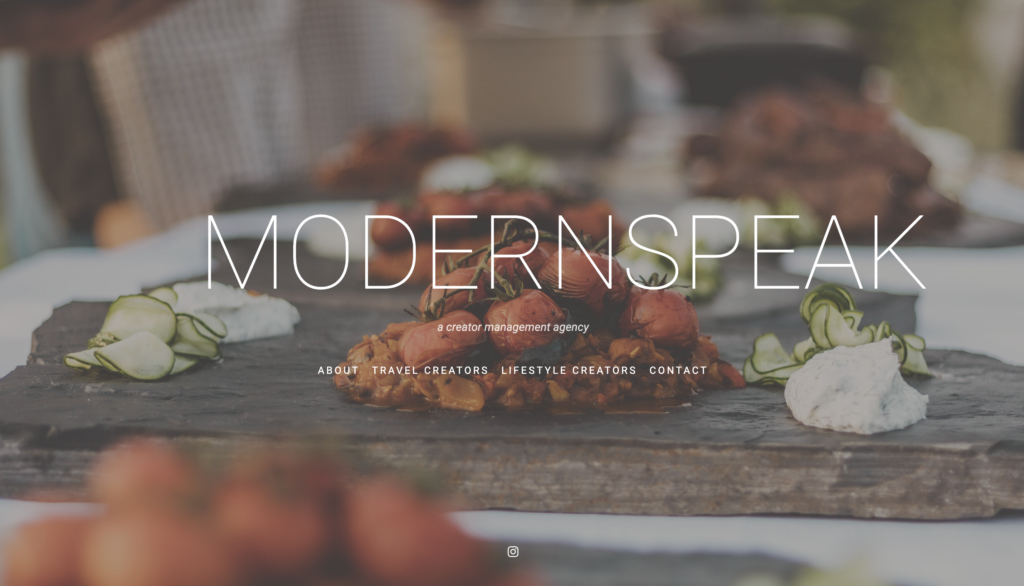 modernspeak creator management agency