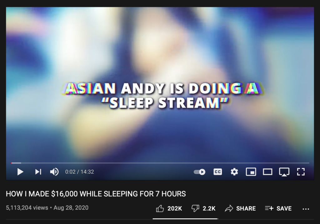 Twitch streamer Asian Andy generated $16,000 from one sleepless night. By making use of tip based platforms, creators are now able to increase their revenue from their online presence